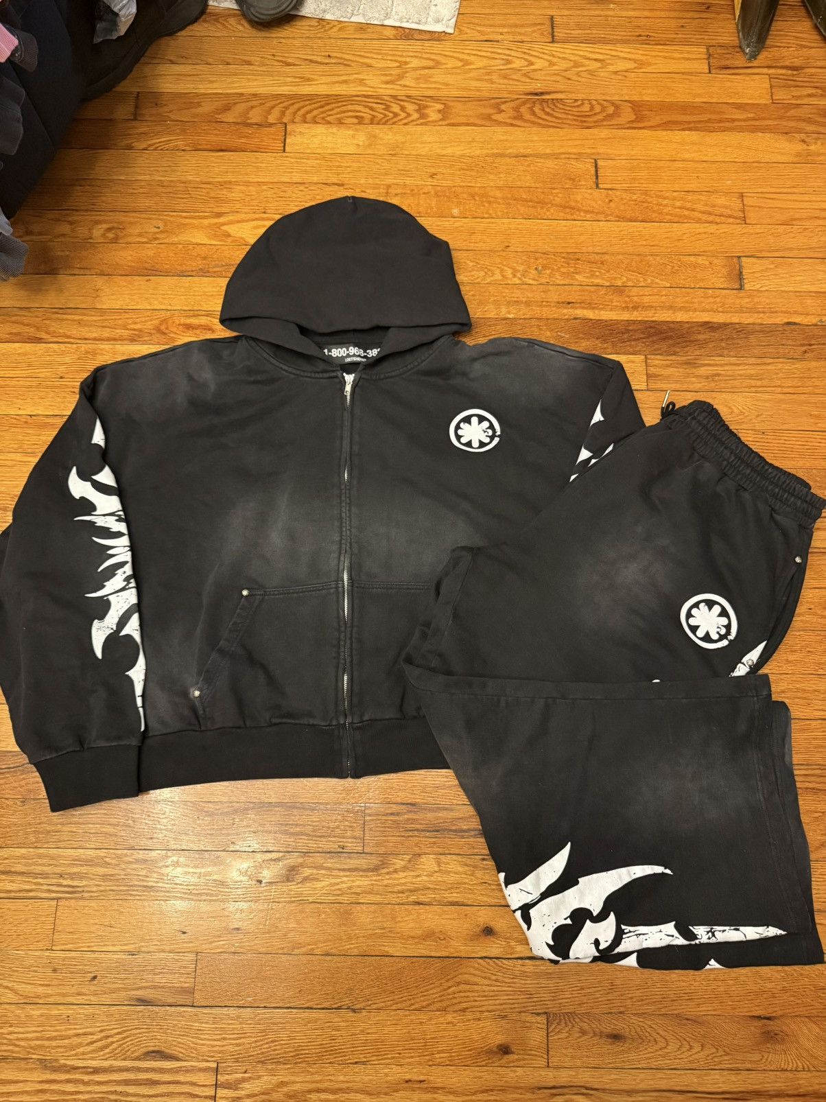 LOSTSHDWS LOSTSHDWS Complexcon Sweatpants Hoodie Suit Wash Size XL Size US XL / EU 56 / 4 - 1 Thumbnail
