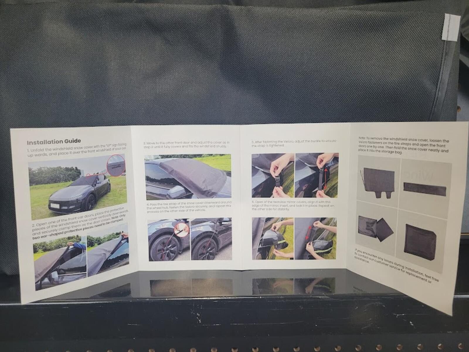 Other REEVAA Windshield Snow Cover - Large Size Car Protection Size ONE SIZE - 8 Thumbnail