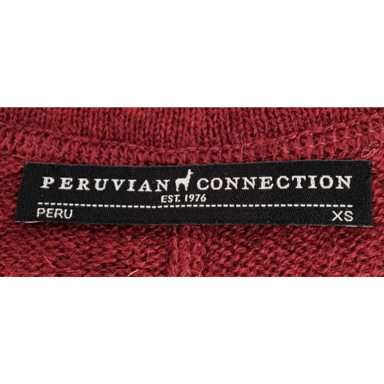 Other Peruvian Connection Knit Dress Women's XS Red 100% Alpaca Size XS / US 0-2 / IT 36-38 - 8 Thumbnail