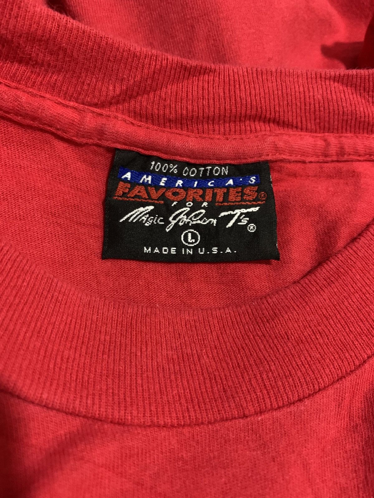 NBA × NFL × Vintage Vintage SF 49ERS 1995 nflp magic Johnson tees Size US L / EU 52-54 / 3 - 4 Thumbnail