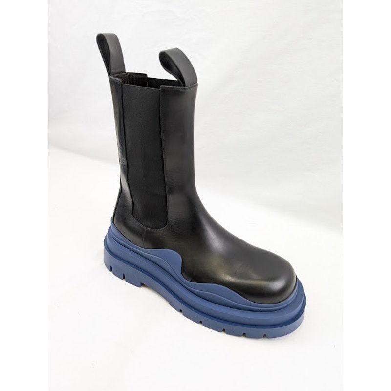 Bottega Veneta o1rshd1 Tire Boots in Black Size US 11 / EU 44 - 2 Thumbnail
