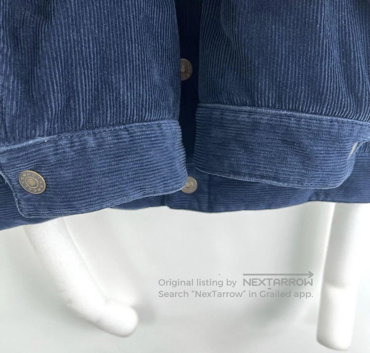 Gucci Blue Corduroy Button-Front Jacket Size S. Size US S / EU 44-46 / 1 - 6 Thumbnail