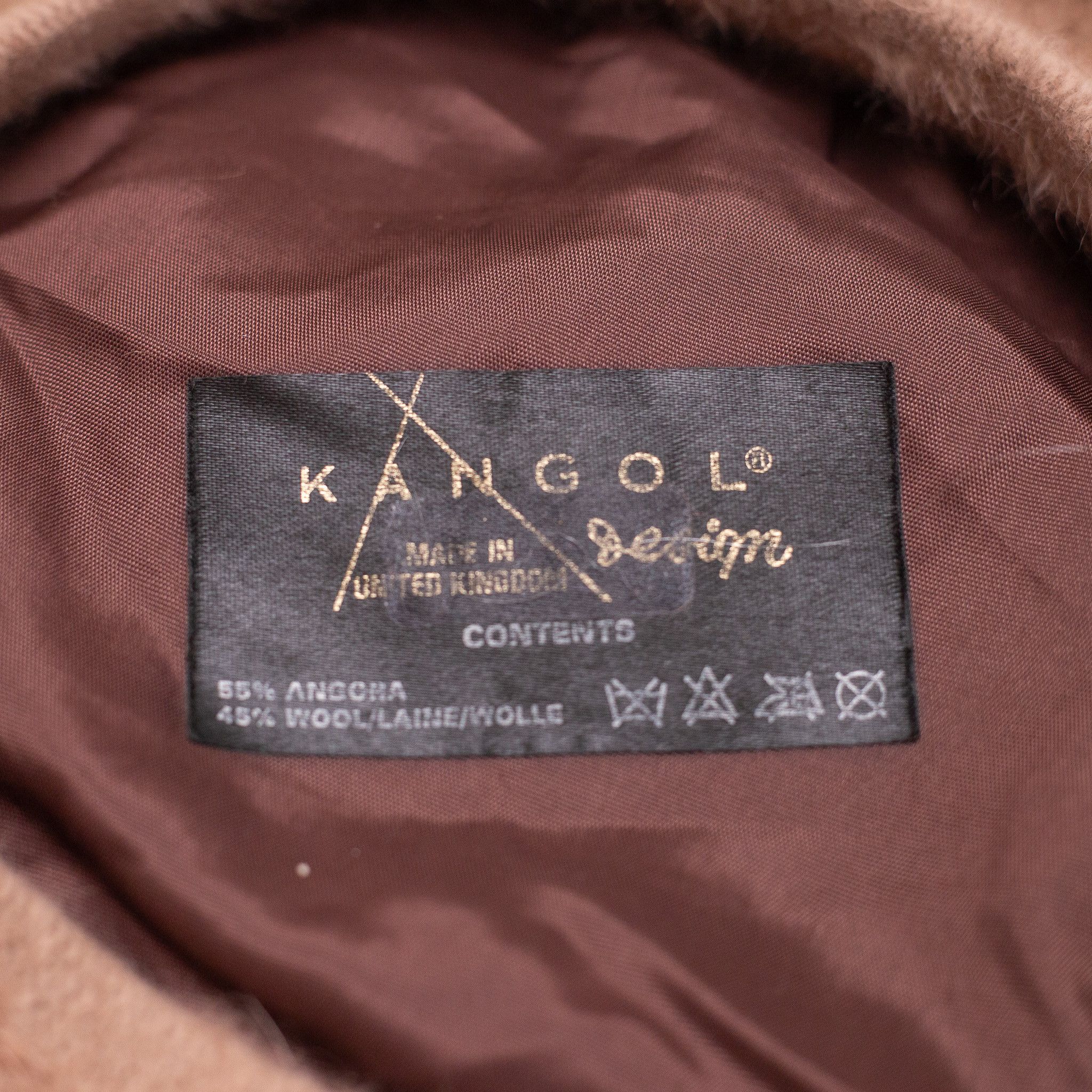 Kangol Vintage KANGOL Winter Beige Wool Angora Blend Beret Hat Size ONE SIZE - 5 Thumbnail