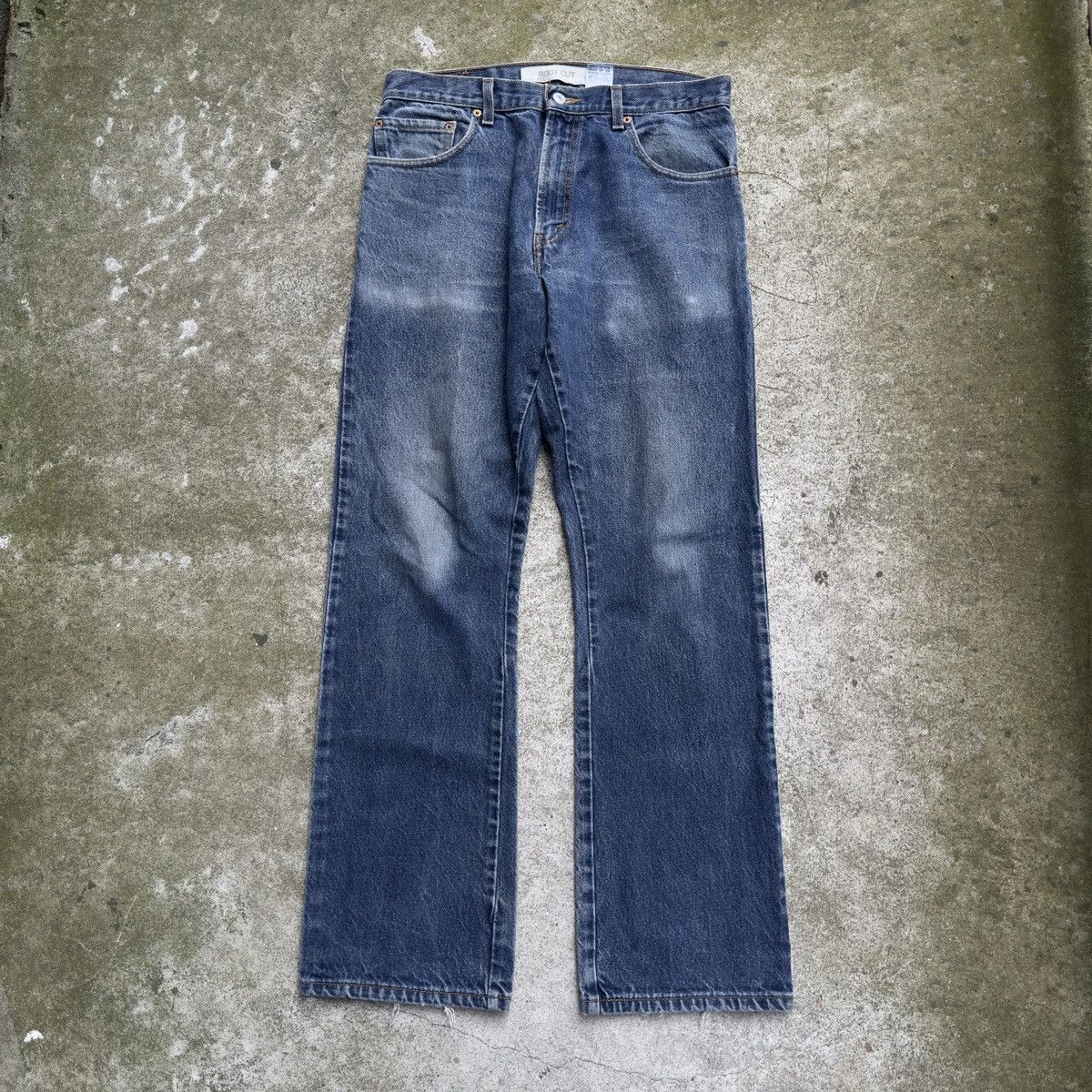 Vintage Levi's 517 Faded Bootcut Flare Jeans ERD Grunge Thrashed Size US 32 / EU 48 - 1 Thumbnail