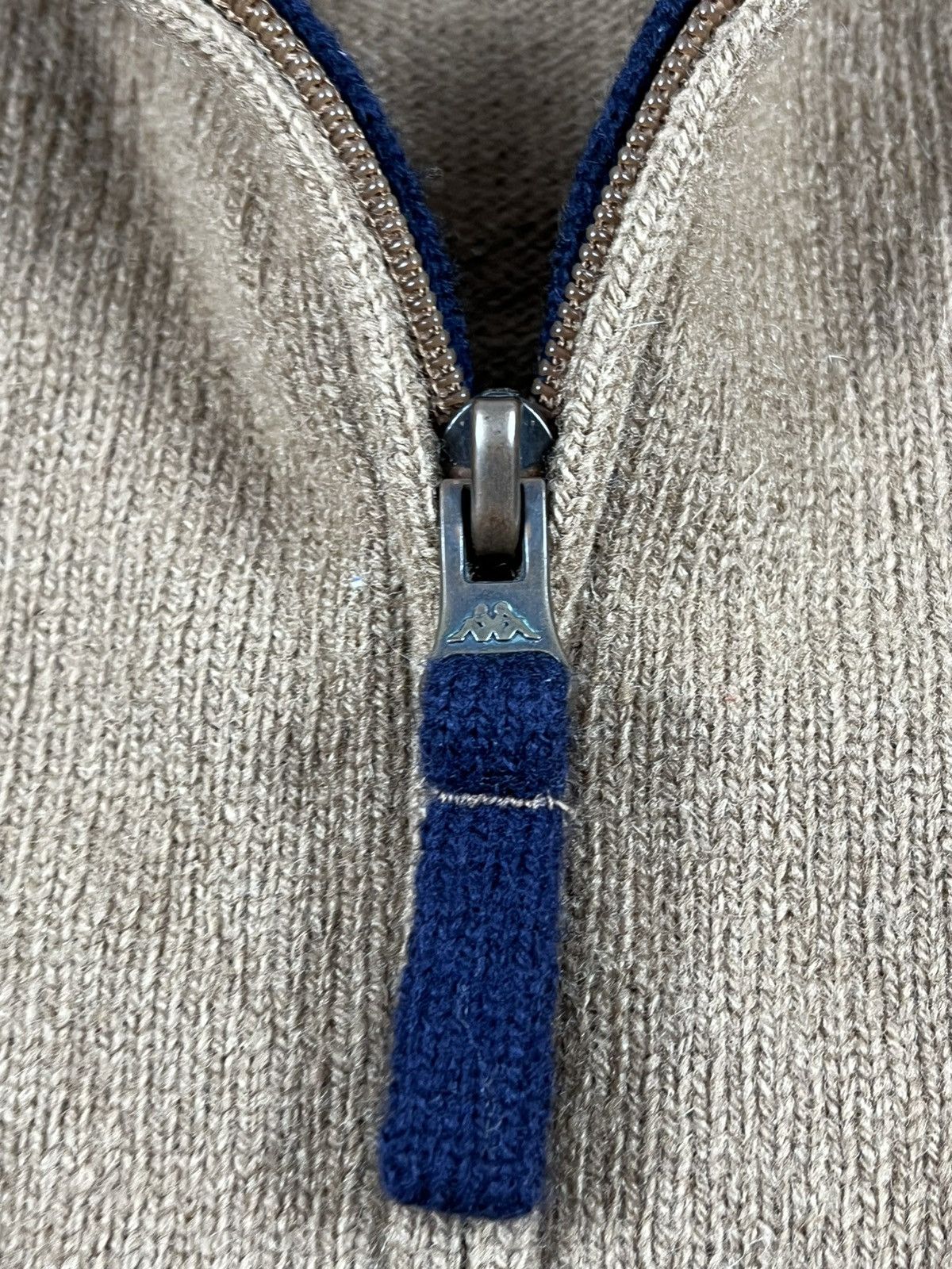 Kappa Vintage Kappa Zip Up Wool Sweater Pullover Jumper Old Money Size US XL / EU 56 / 4 - 6 Thumbnail