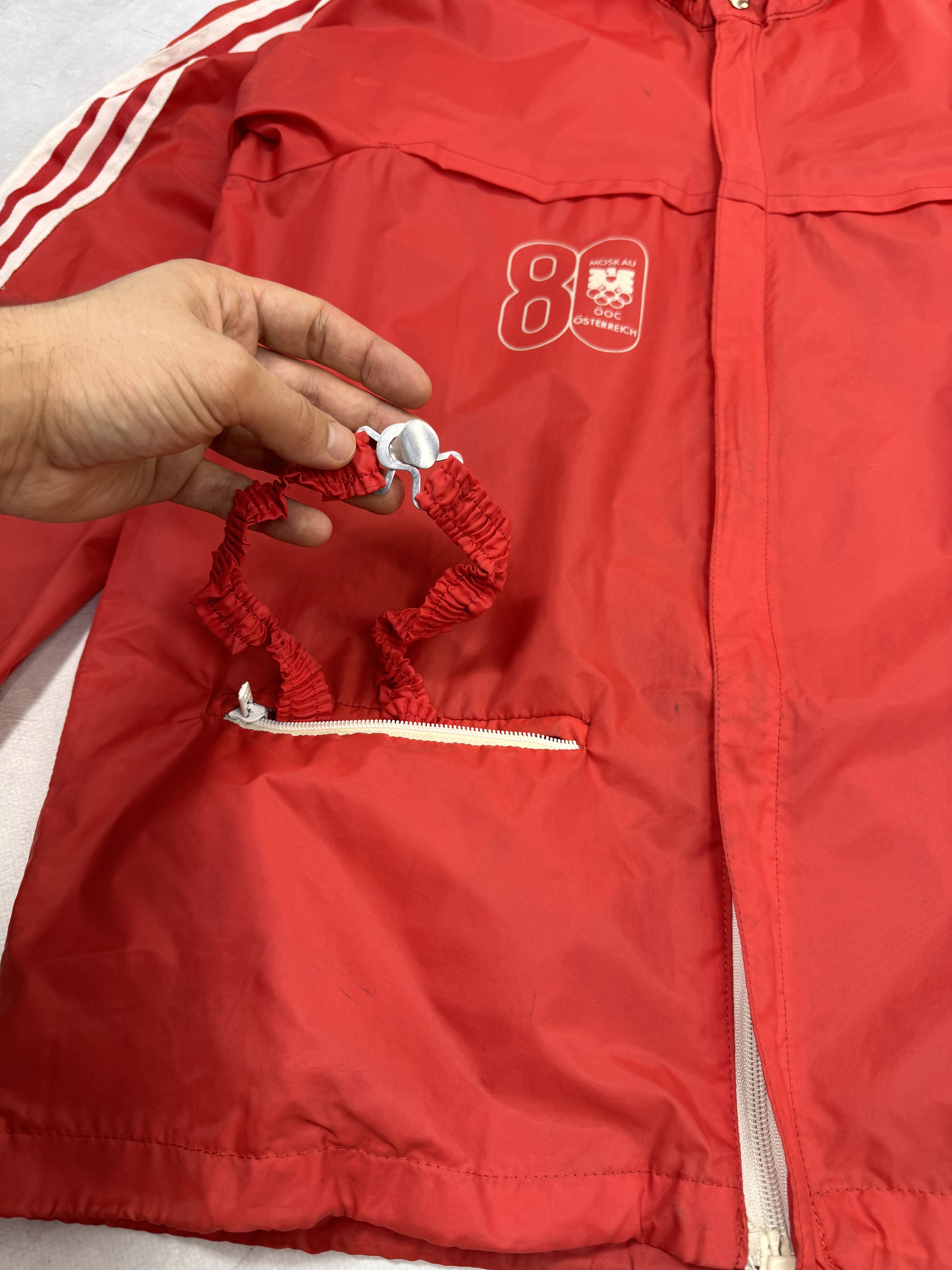 Adidas Adidas Nylon Jacket Austria Team Moscow 1980 Summer Olympics Size US M / EU 48-50 / 2 - 14 Thumbnail