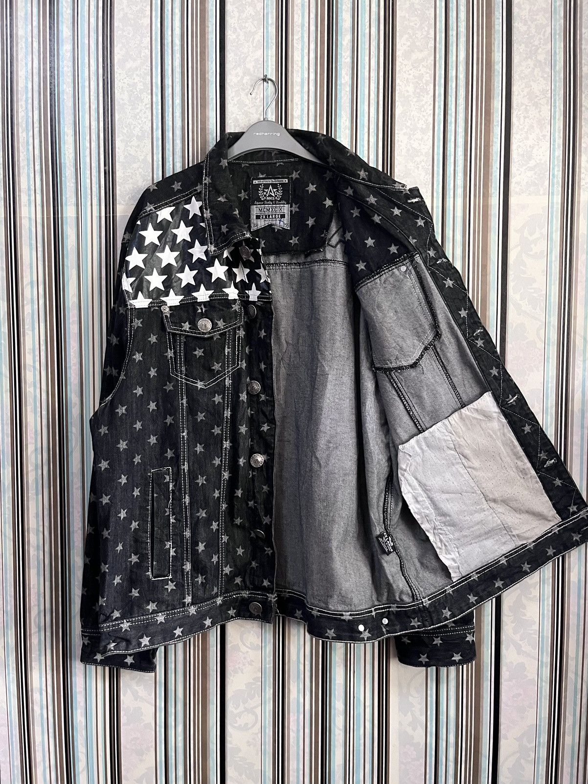Akademiks trucker stars flag embroidery spell out #F2 Size US XXL / EU 58 / 5 - 3 Thumbnail