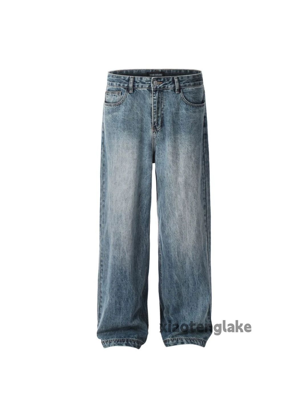 Jean × Vintage washed faded cleanfit skate hiphop cargo baggy jeans Size US 28 / EU 44 - 4 Thumbnail