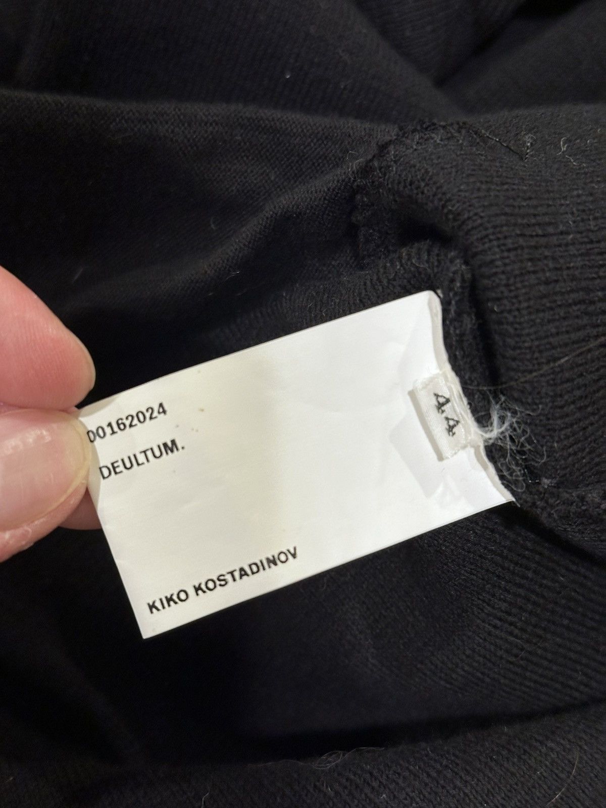 Kiko Kostadinov Kiko Kostadinov Black Oval Button Up Sweater Cardigan Size US S / EU 44-46 / 1 - 11 Thumbnail
