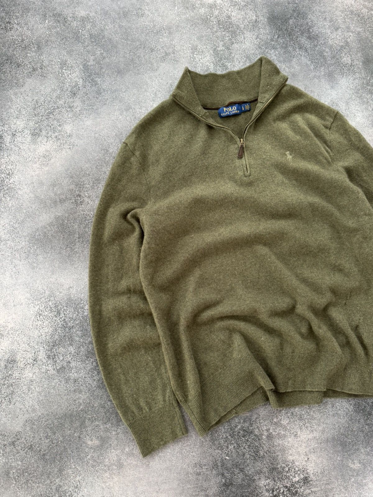 Polo Ralph Lauren VTG Polo Ralph Lauren 1/4 zip wool sweater Size US L / EU 52-54 / 3 - 2 Thumbnail