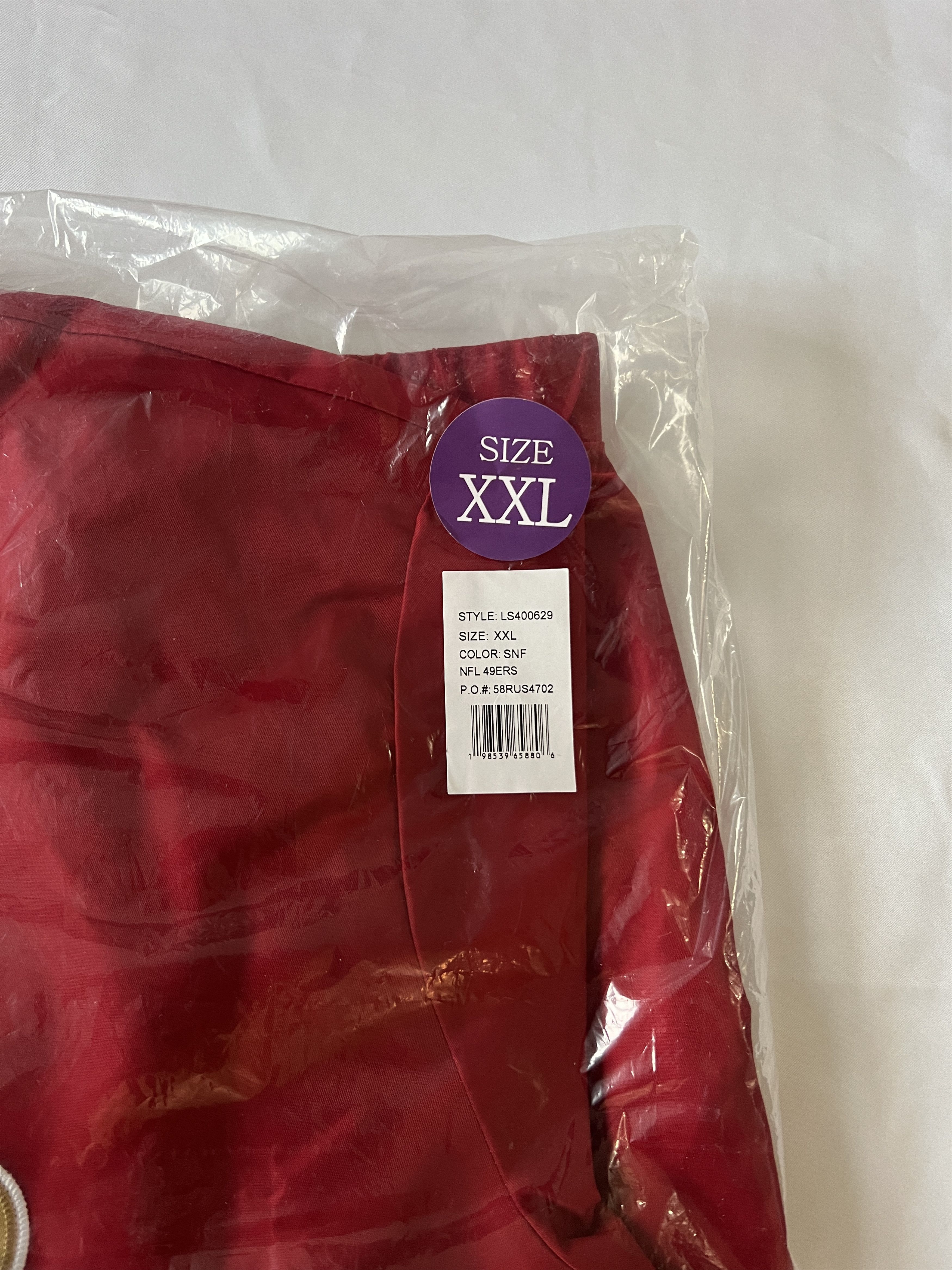 Drake OVO x NFL SAN FRANCISCO 49ER STARTER TRAINER PULLOVER JACKET Size US XXL / EU 58 / 5 - 6 Thumbnail