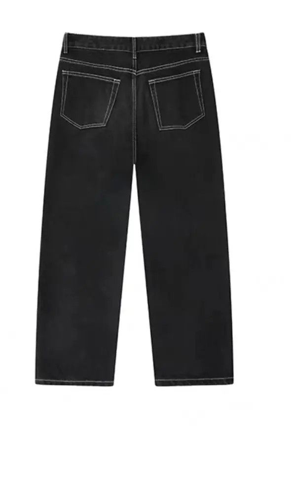 VIBE Black star towel embroidered jeans Size US 32 / EU 48 - 5 Thumbnail