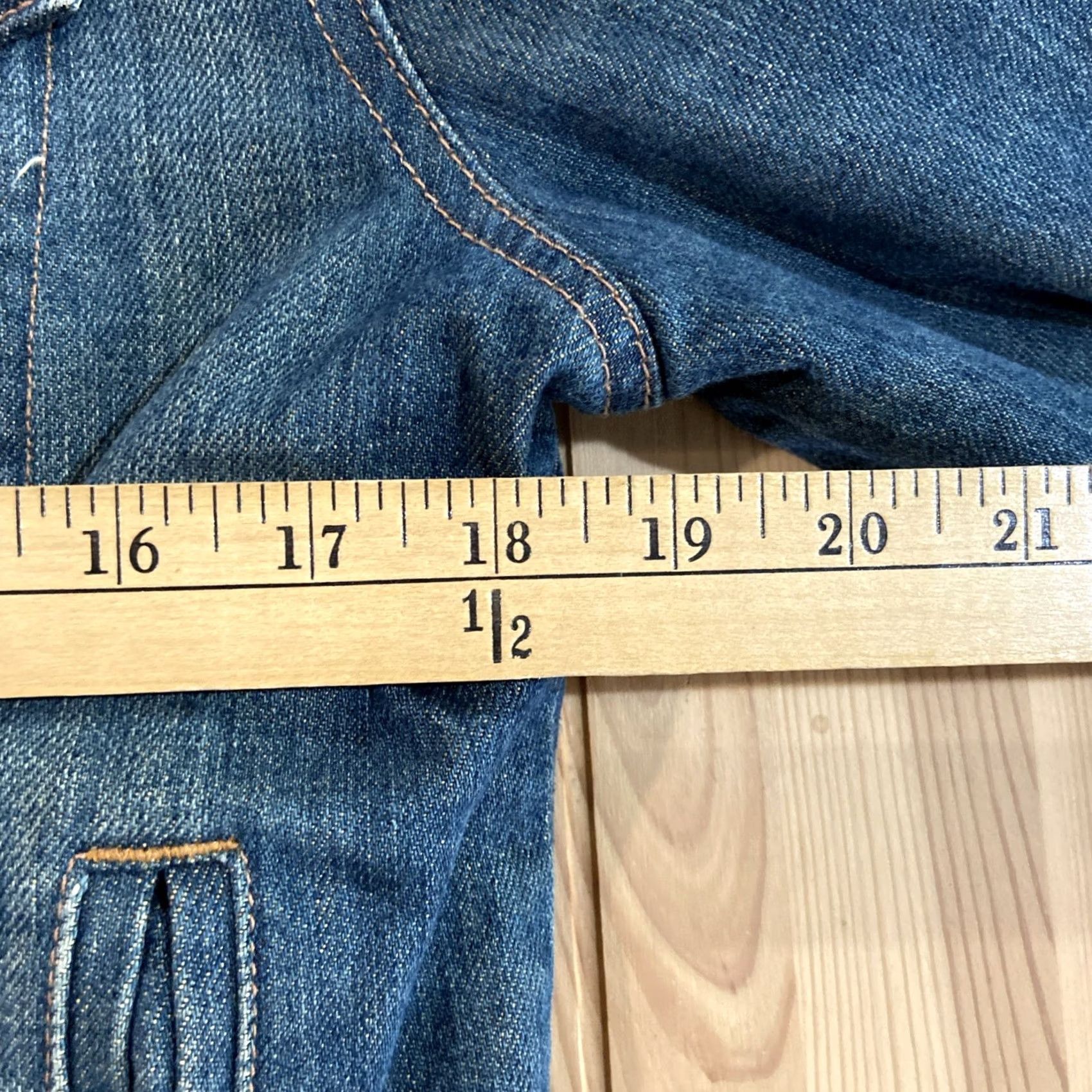Gap VINTAGE GAP Denim Jacket Sherpa Lined Womens M Western Barn Trucker Blue Cozy Jacket/Cozy Blue? Size M / US 6-8 / IT 42-44 - 4 Thumbnail