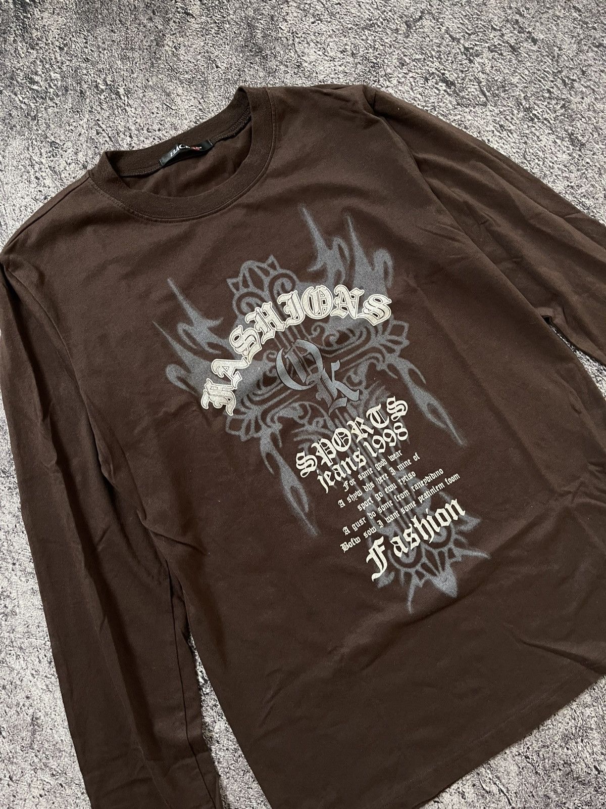 Japanese Brand Y2K Back B ifsixwasnine longsleeve Size US L / EU 52-54 / 3 - 1 Thumbnail