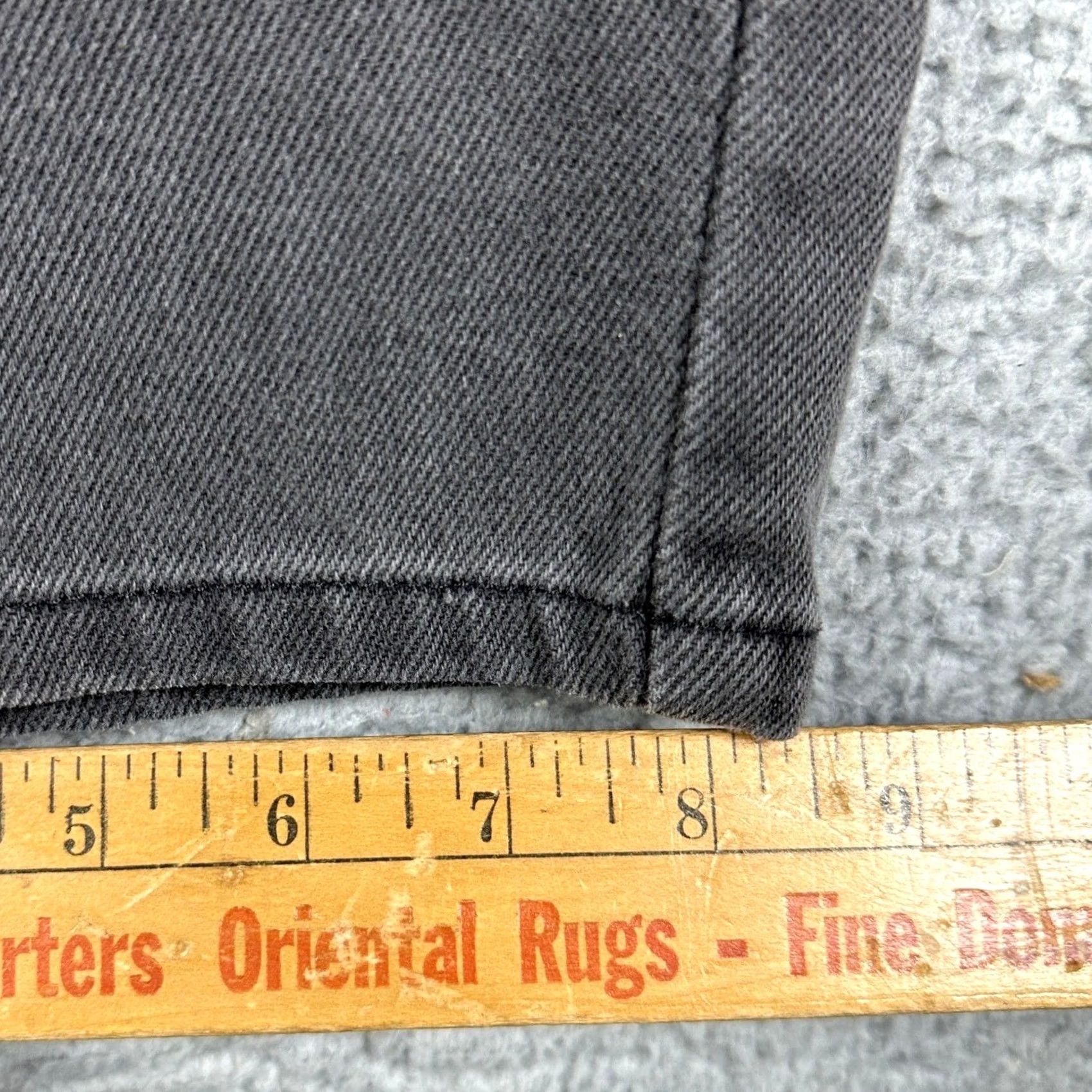 Vintage L.L. Bean Jeans Mens 40X29 Charcoal Grey Comfort Waist Relaxed Straight Denim Jeans Size US 40 / EU 56 - 7 Thumbnail