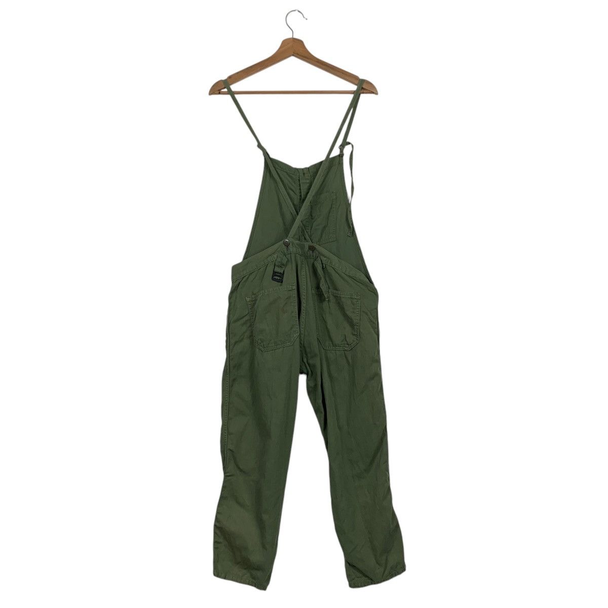 Johnbull JOHNBULL Work Green Sleeveless Jumpsuit W34 #1924-C84 Size US 34 / EU 50 - 9 Thumbnail