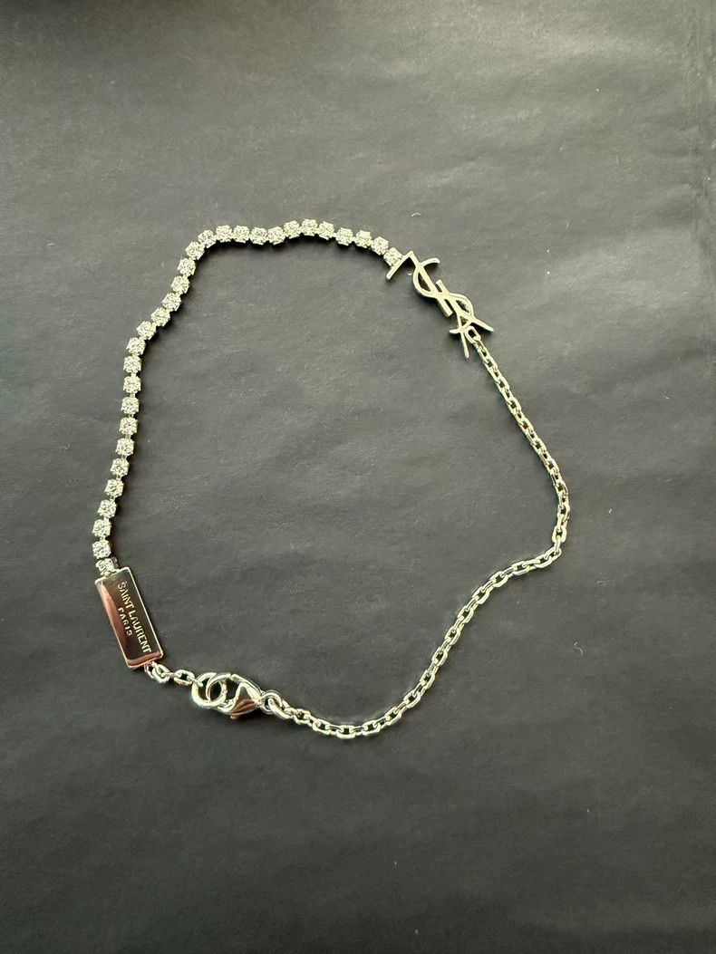 Saint Laurent Paris saint laurent parisRhinestone bracelet 2503-Nextarrow Size ONE SIZE - 6 Thumbnail