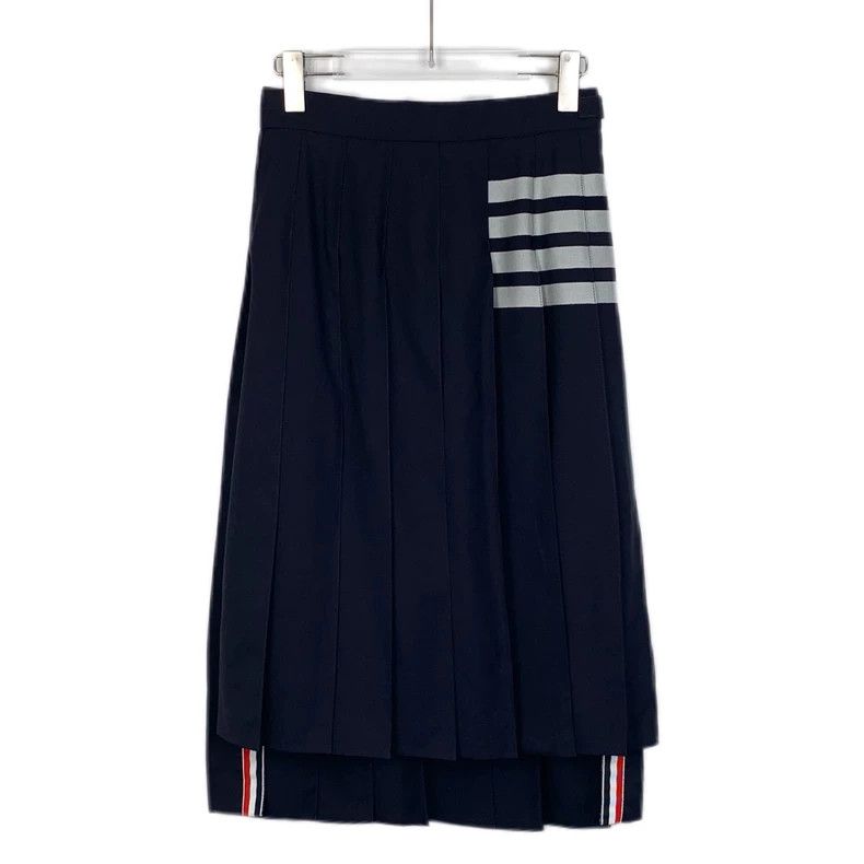 Thom Browne Thom Browne Classic Wool Pleated Skirt - dmc Size US 36 / EU 52 - 1 Thumbnail