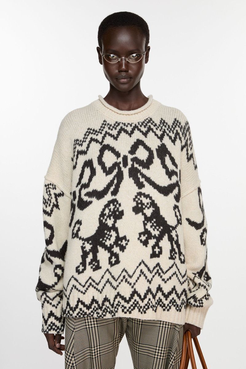 Acne Studios Acne Studios Poodle dogs knit sweater Size XS / US 0-2 / IT 36-38 - 2 Thumbnail