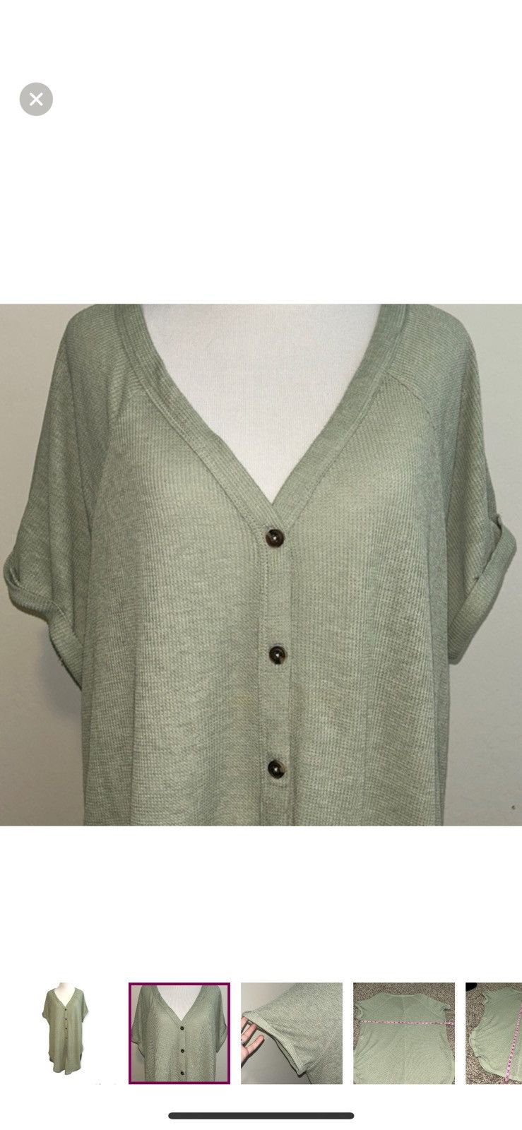 Almost Famous Almost famous 3x waffle top Size 3XL / US 20-22 - 4 Thumbnail