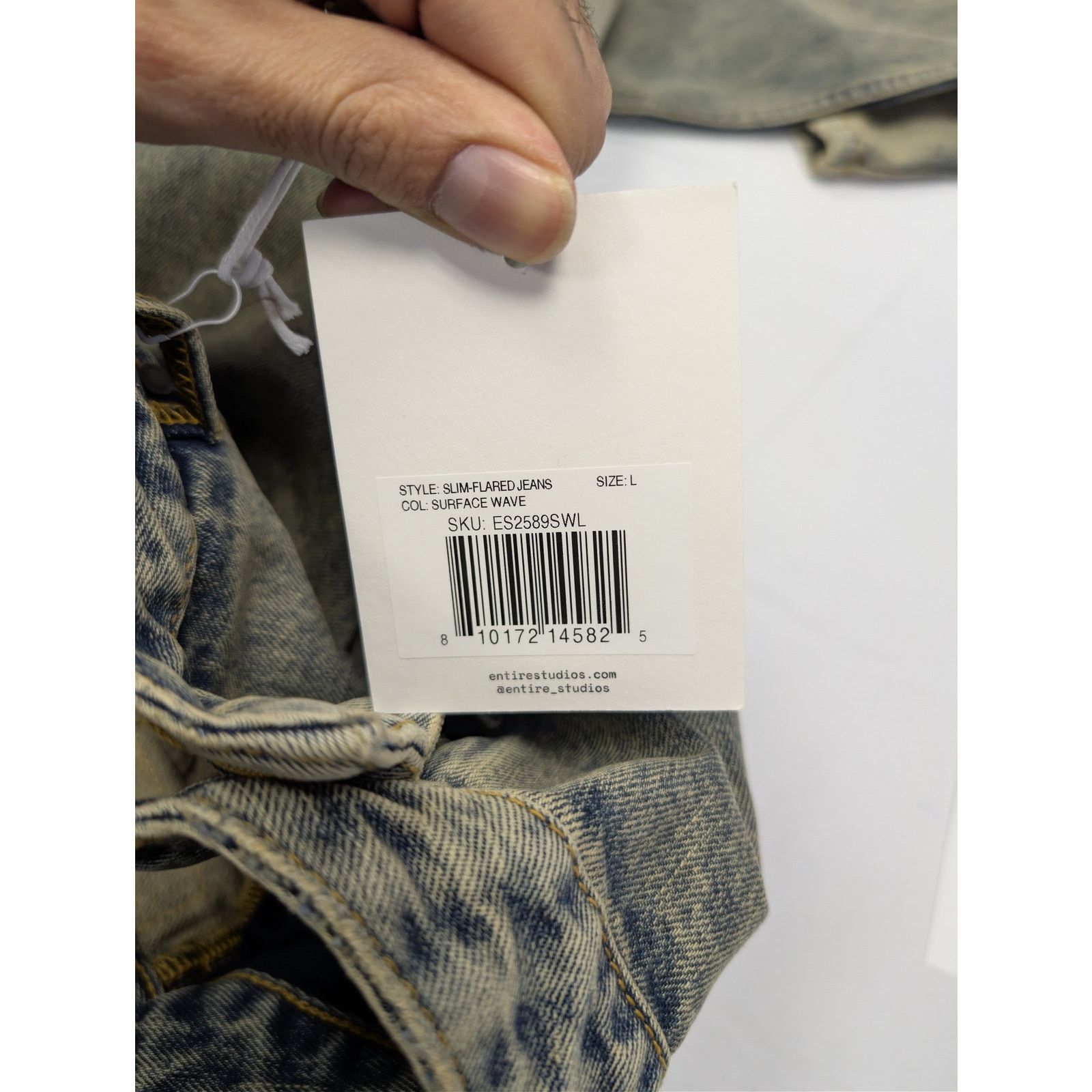 Entire Studios o1rshd1 Slim-Flared Denim Jeans in Blue Size US 34 / EU 50 - 22 Thumbnail