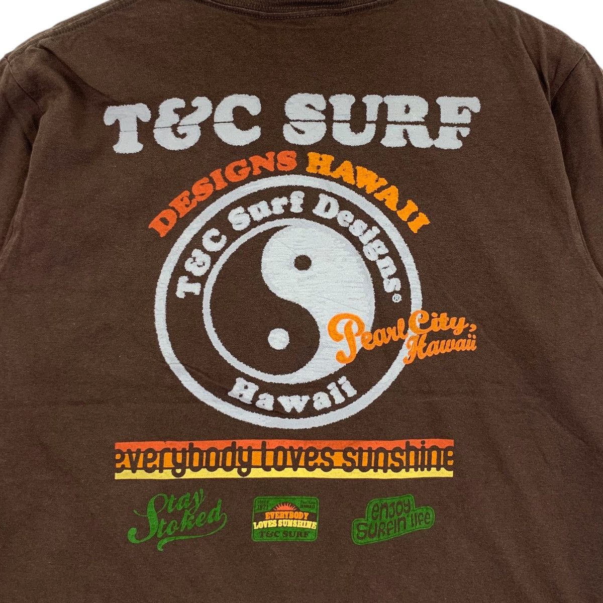 Vintage Vintage T&C TOWN COUNTRY HAWAII Love Sunshine Tee Shirt Size US M / EU 48-50 / 2 - 5 Thumbnail