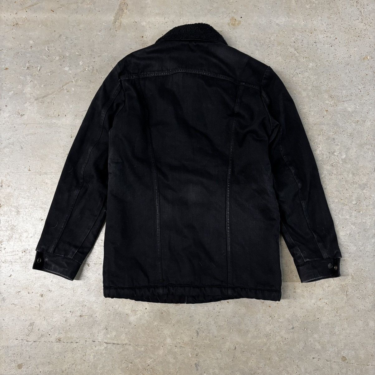 Hysteric Glamour Hysteric Glamour black denim fleece lined jacket Size US S / EU 44-46 / 1 - 2 Thumbnail