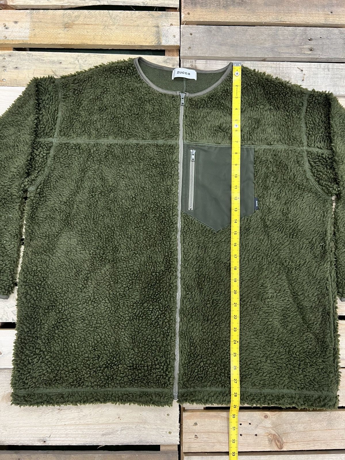 Zucca Zucca Green Deep Pile Fleece Size US M / EU 48-50 / 2 - 7 Thumbnail