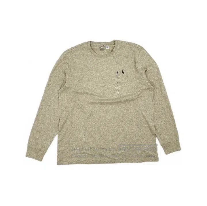 Polo Ralph Lauren Polo Ralph Lauren Men's Solid Crew Neck Long. Size US XL / EU 56 / 4 - 2 Thumbnail