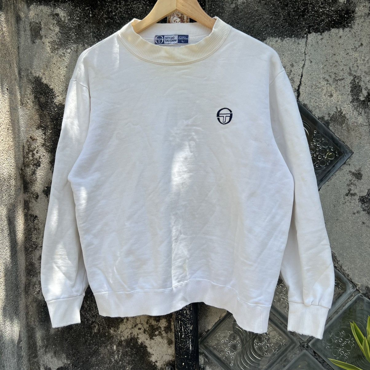 Sergio Tacchini “VINTAGE” DISTRESS SERGIO TACCHINI CREWNECK Size US L / EU 52-54 / 3 - 1 Thumbnail