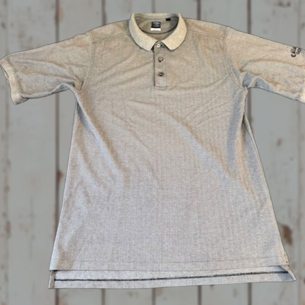 Callaway Callaway Mens Polo Shirt Large Short Sleeve Multicolor Herringbone Sports Golf Pullover Cap Classic Shirts Mens Size US L / EU 52-54 / 3 - 1 Thumbnail