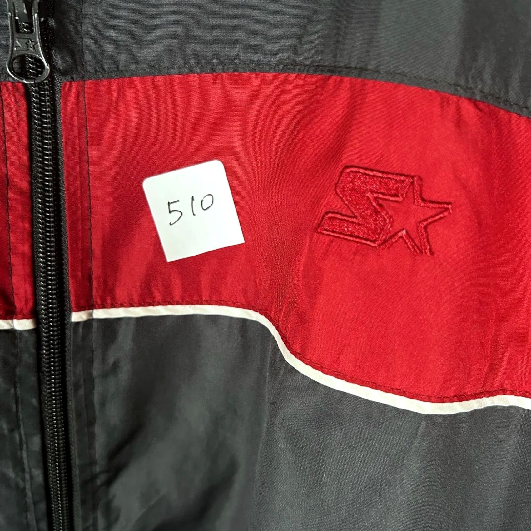 Starter Starter Y2K Men's Windbreaker Jacket XL Grey Red Full Zip Logo RM32Y036 Size US XL / EU 56 / 4 - 4 Thumbnail