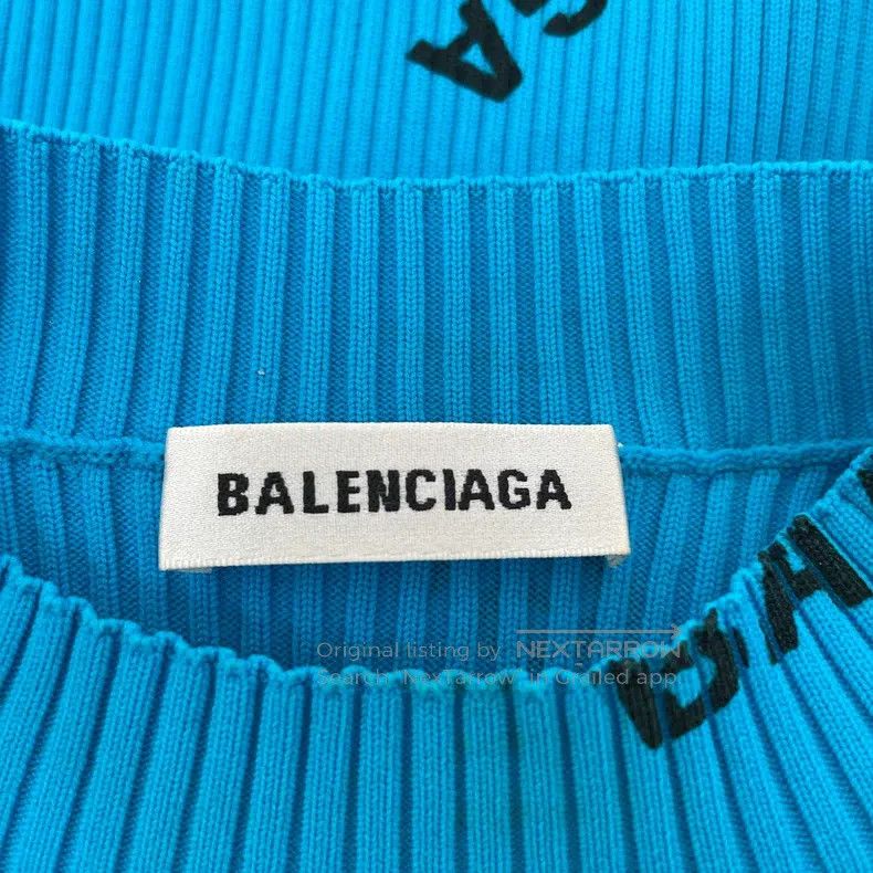 Balenciaga Balenciaga Tartan Knit Dress Size M / US 6-8 / IT 42-44 - 6 Thumbnail