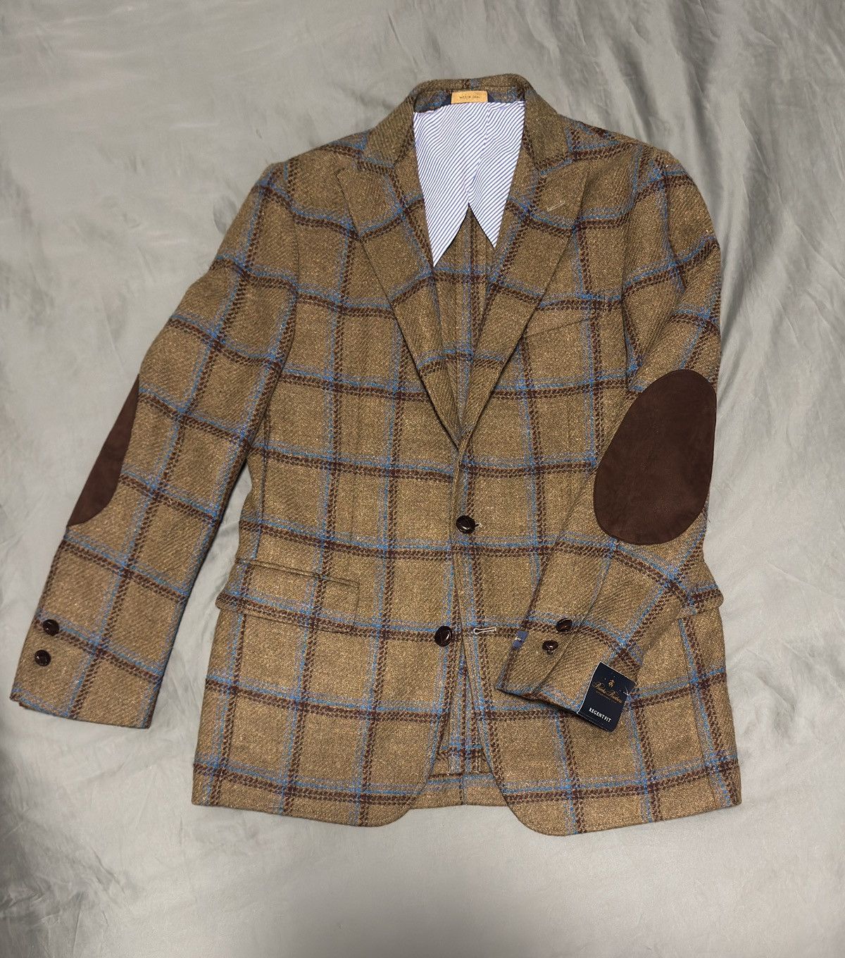 Brooks Brothers Brooks Brothers Checks Wool men blazer Regent regular fit 38 Size 38R - 1 Thumbnail