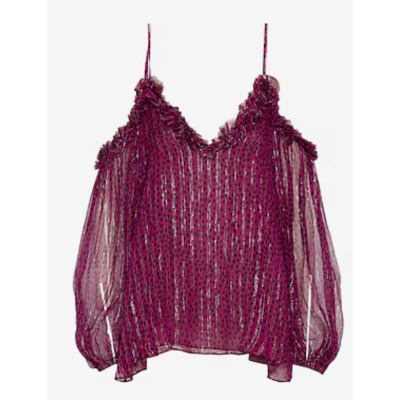 Stella McCartney Stella McCartney Women Polka Dot Blouse raspberry colored Size S / US 4 / IT 40 - 1 Thumbnail
