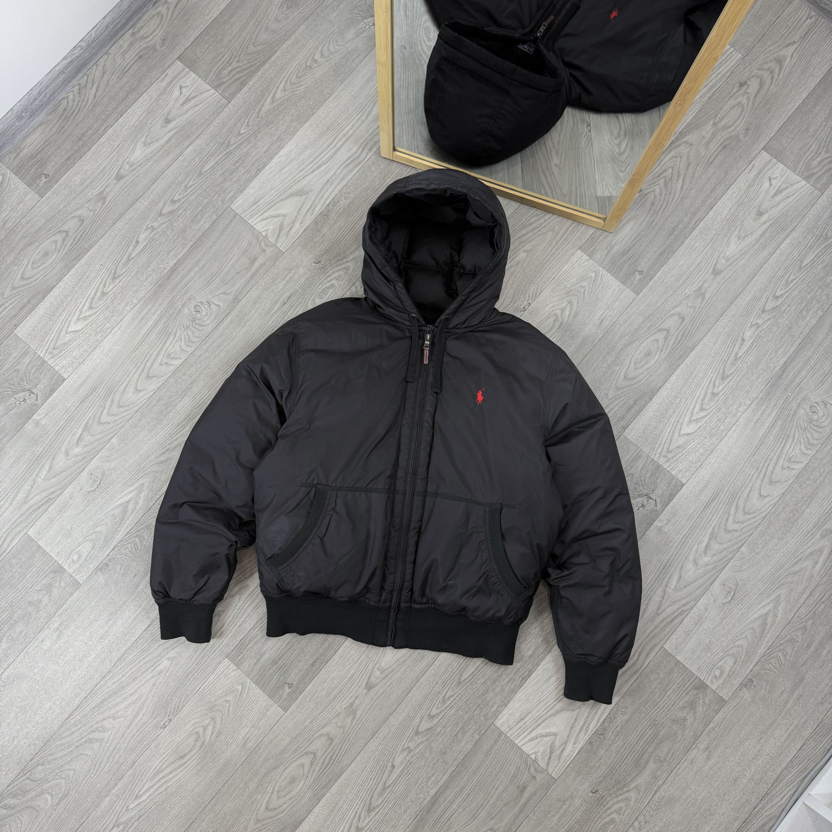 Polo Ralph Lauren Vintage Polo Ralph Lauren 90s Black Bomber Puffer Jacket L Size US L / EU 52-54 / 3 - 2 Thumbnail