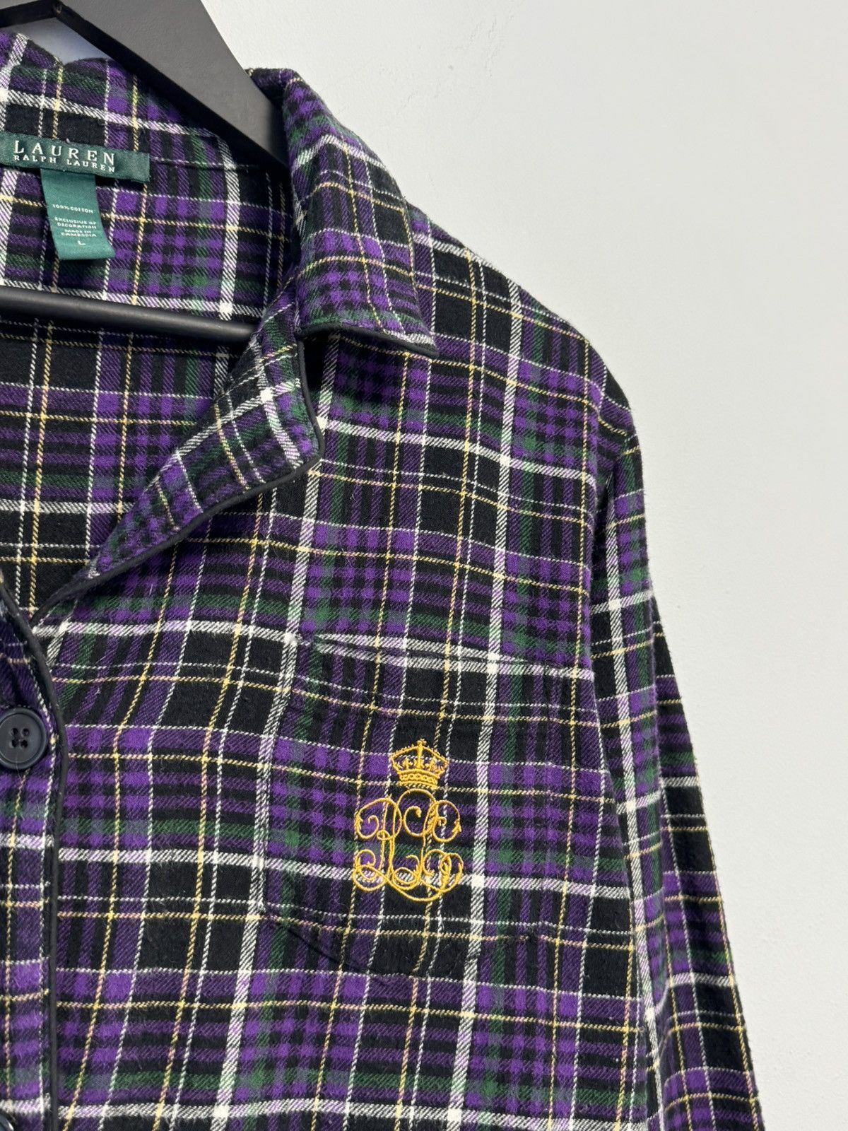Ralph Lauren Lauren Ralph Lauren Long-Sleeve Notched-Collar Pajama Size L / US 10 / IT 46 - 7 Thumbnail