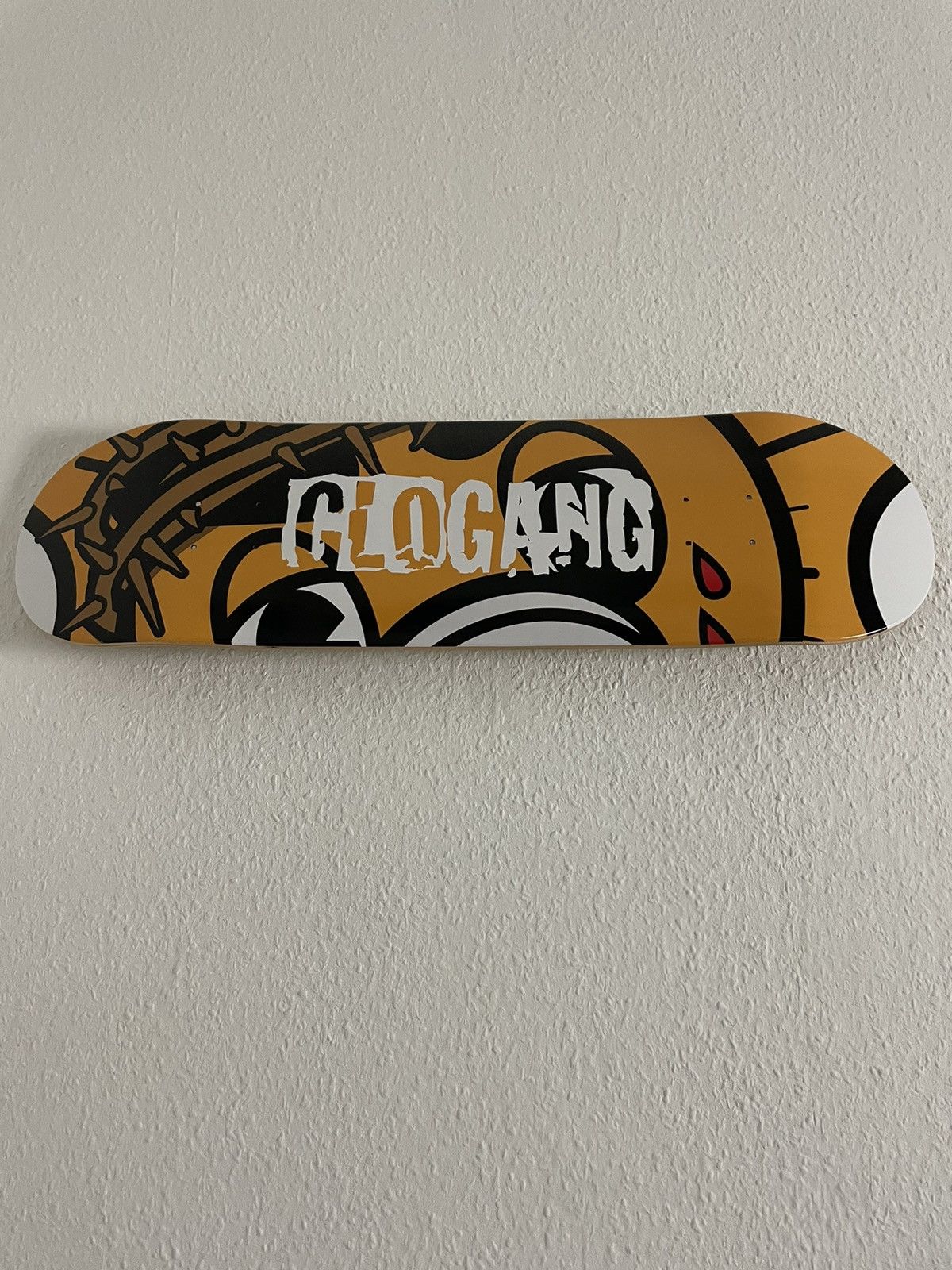 image of Glo Gang Skateboard Deck in Orange, Men's