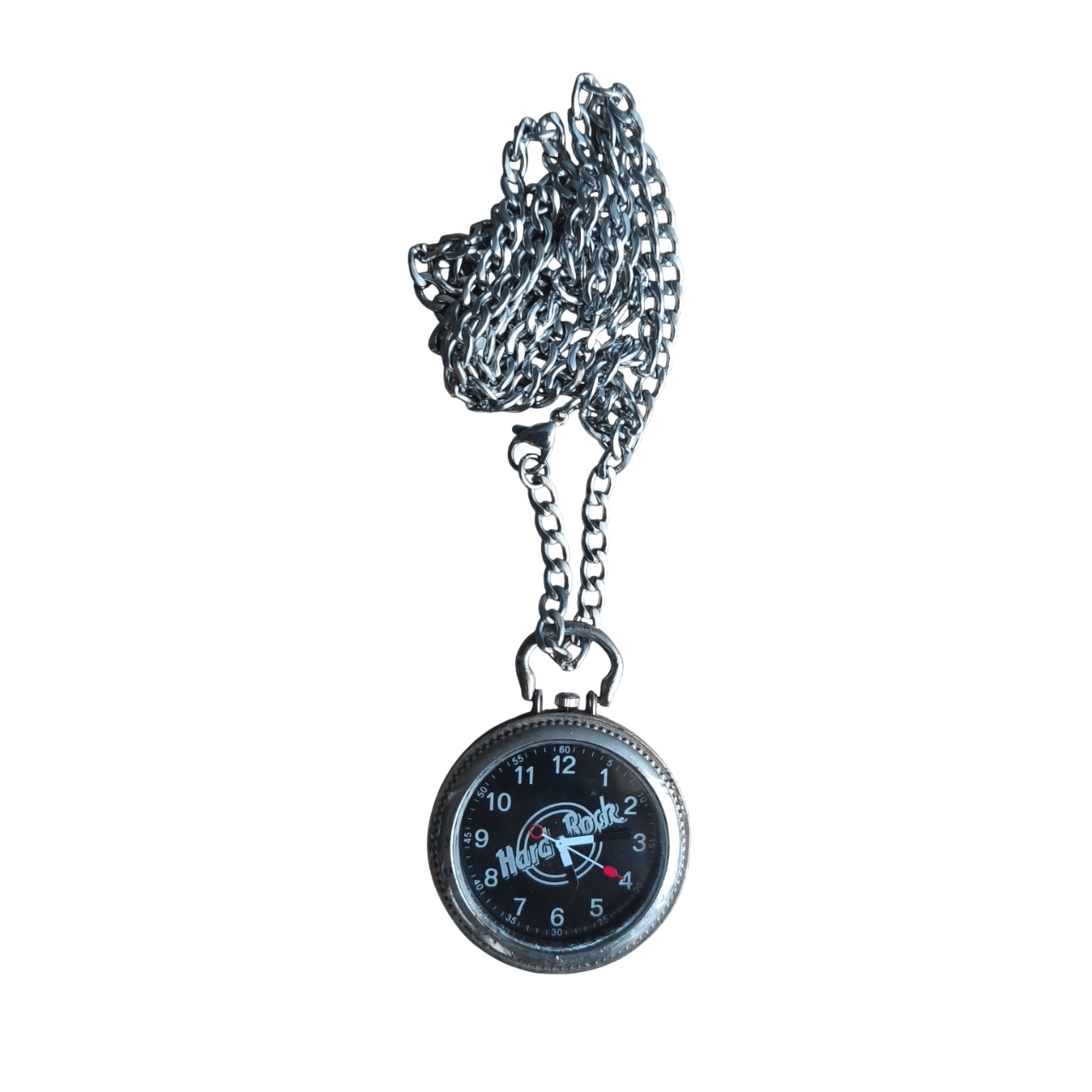 Jewelry Vintage Hard Rock Cafe Necklace Pocket Analog Watch Size ONE SIZE - 1 Thumbnail