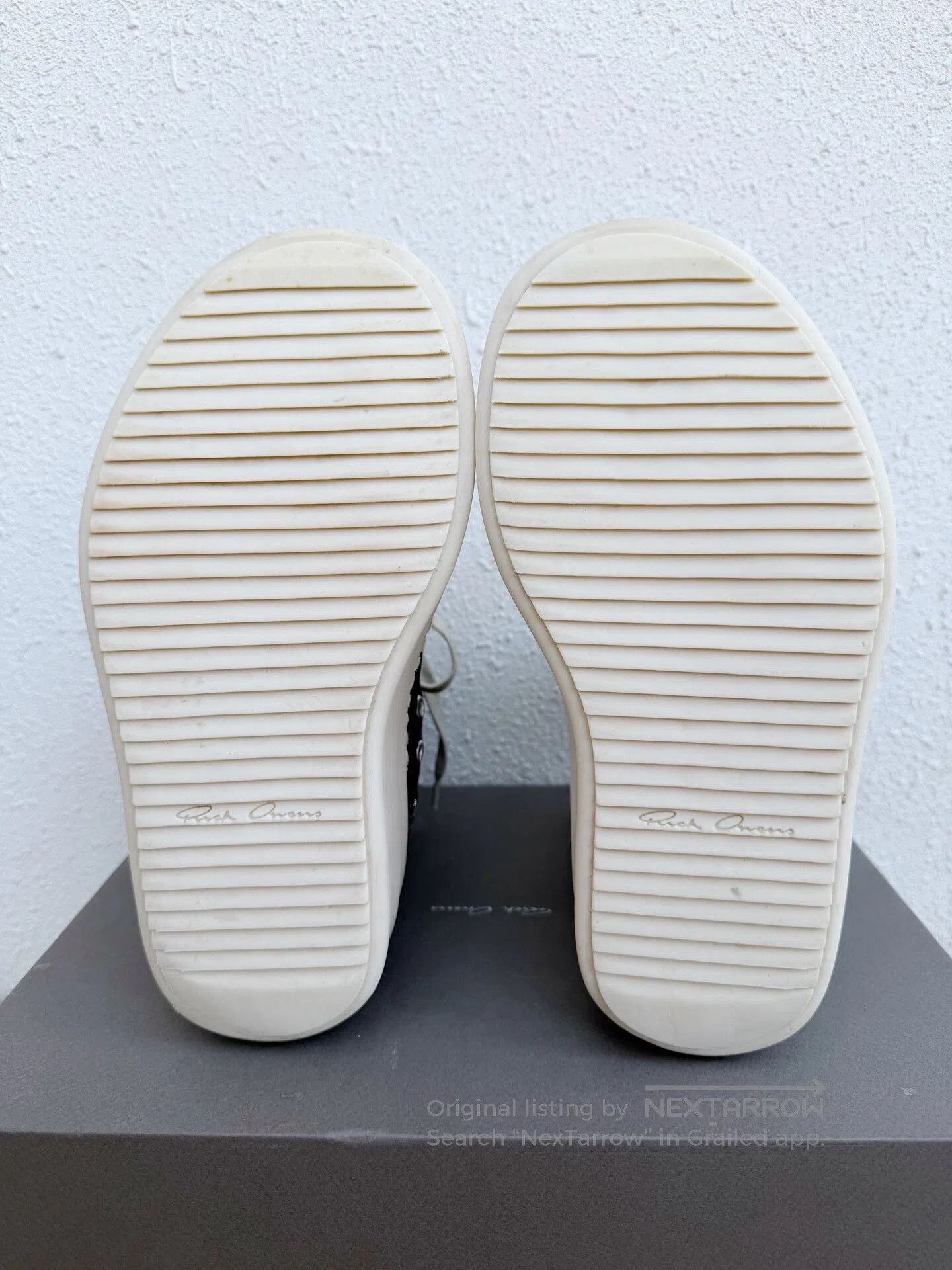 Rick Owens Rick Owens 25SS Thick Sole Leather Sneakers. Size US 6 / IT 36 - 8 Thumbnail