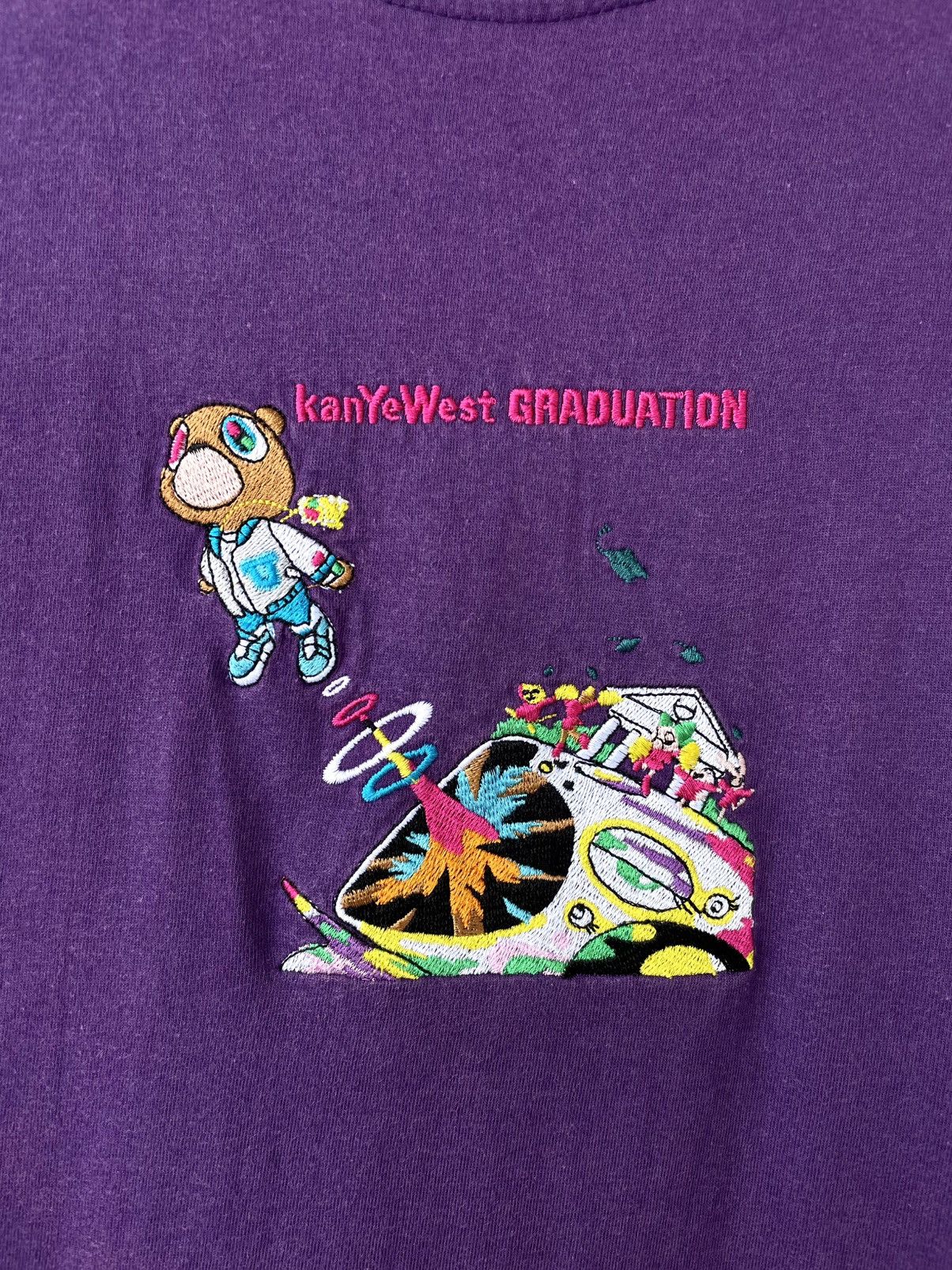 Band Tees Collection 26 Glasgow Kanye Graduation Embroidered T-Shirt Size US L / EU 52-54 / 3 - 4 Thumbnail