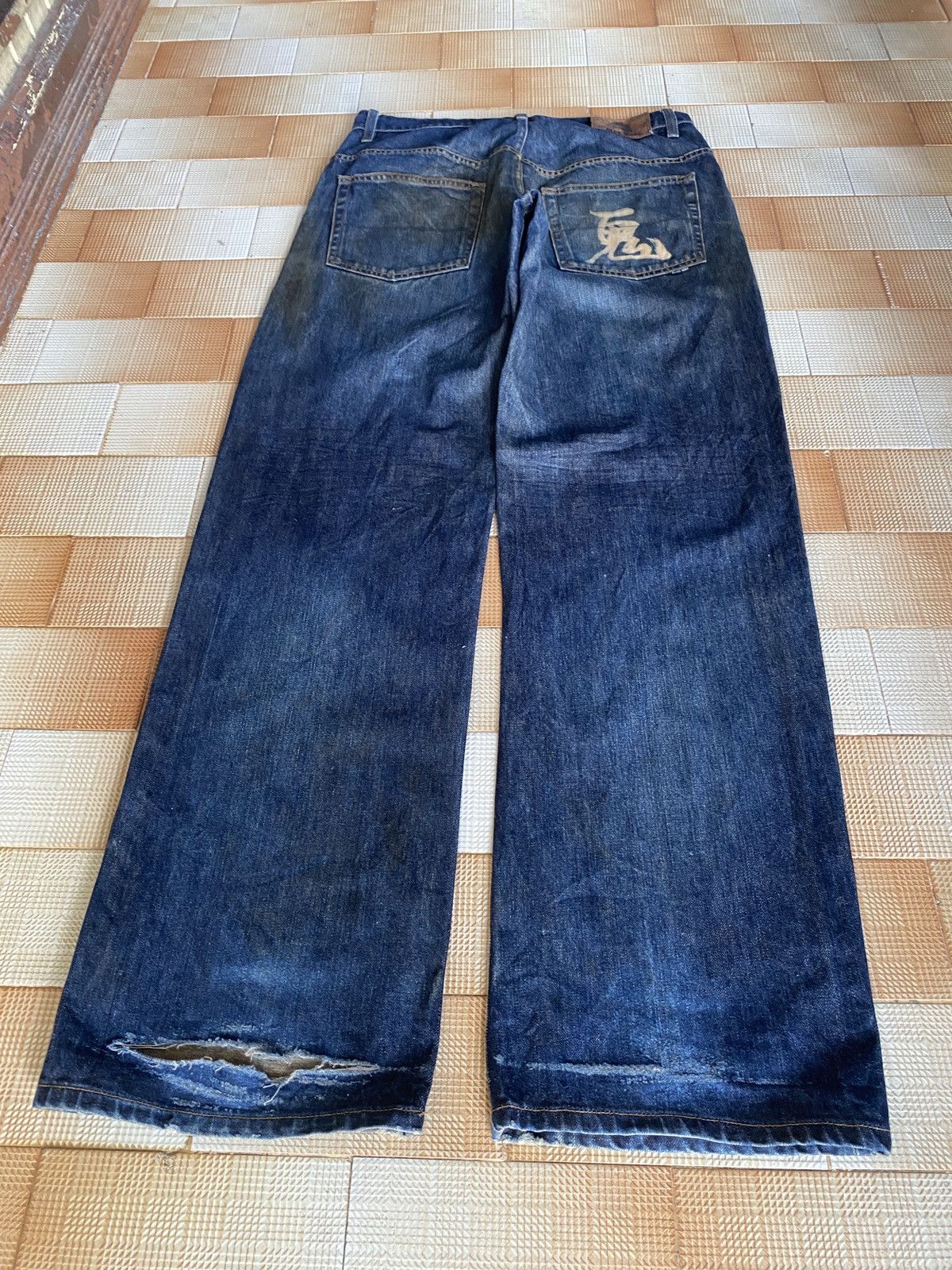 Vintage blue way straight cut denim