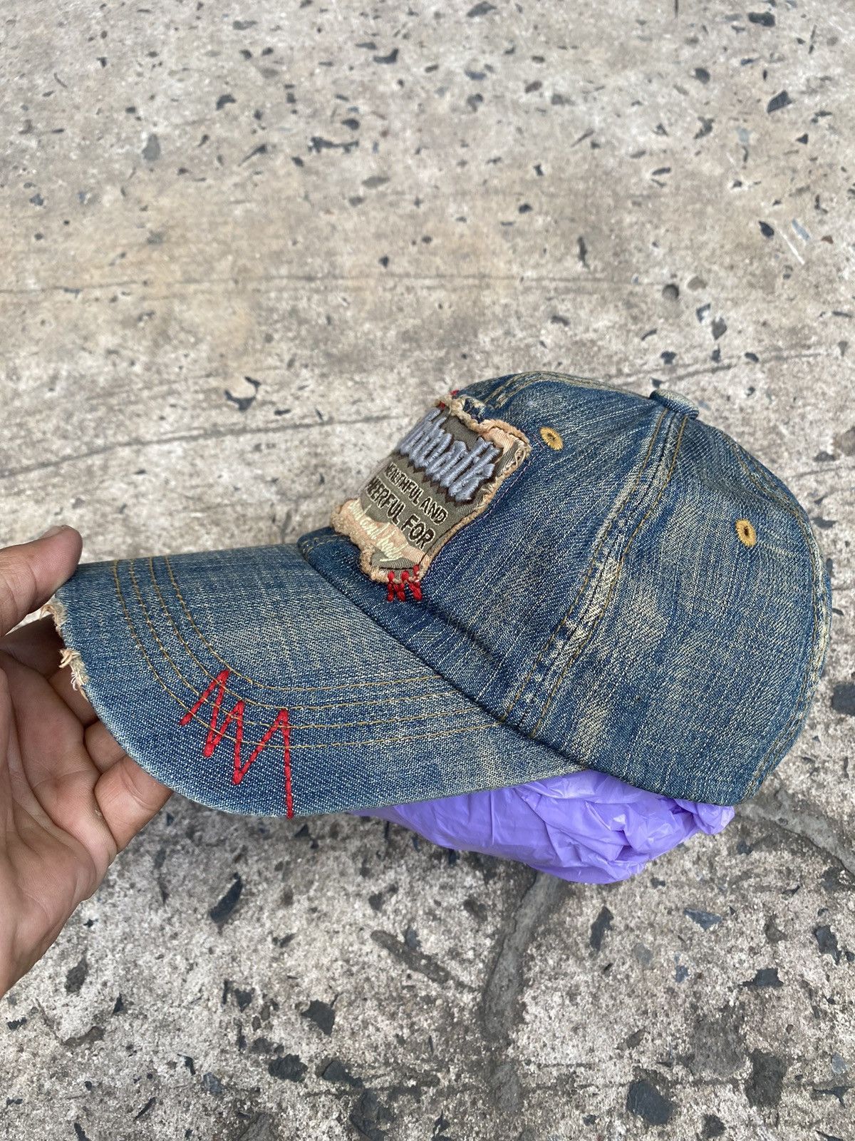 Airwalk × If Six Was Nine × Vintage Vintage Airwalk 00s Denim Distressed Strap Size ONE SIZE - 5 Thumbnail
