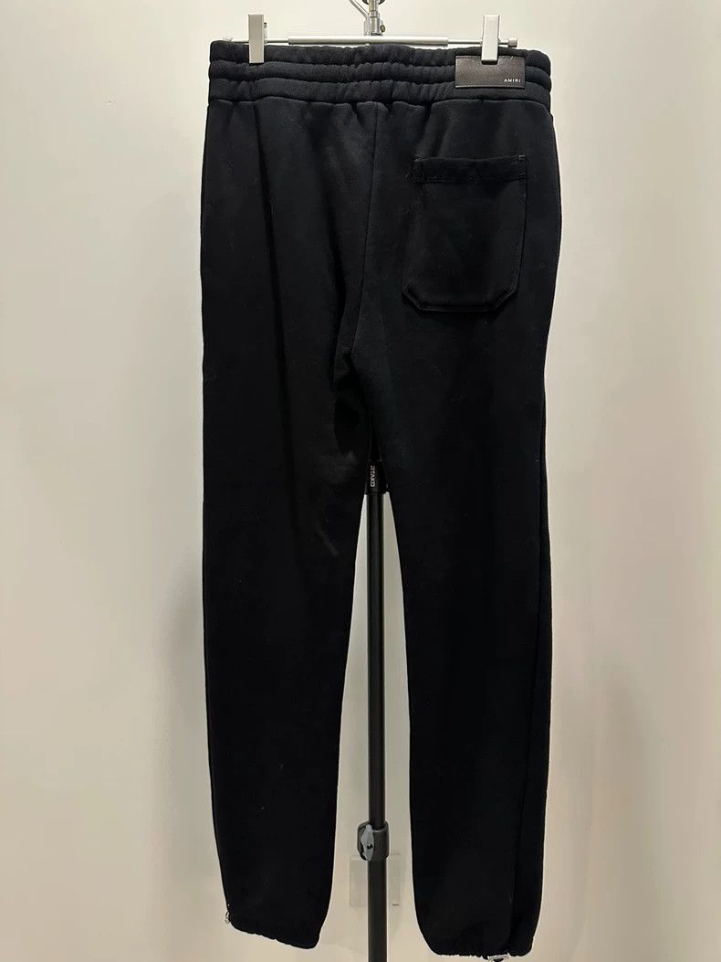 Amiri Amiri Size M Black logo cotton sweatpants 2503-Nextarrow Size US 34 / EU 50 - 2 Thumbnail