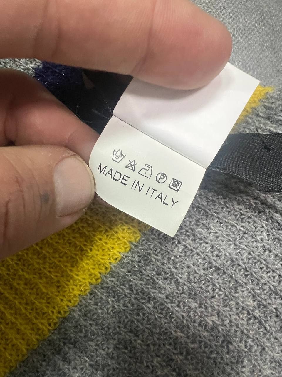 Raf Simons RAF Simons Scarf With Horizontal Stripes Size ONE SIZE - 9 Thumbnail