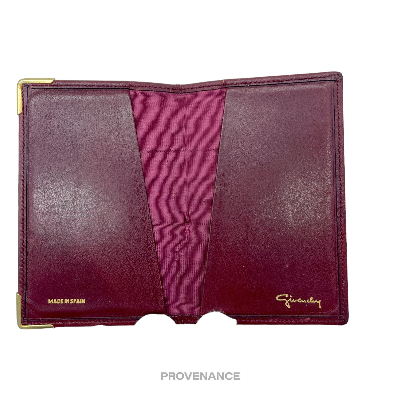 Givenchy 🔴 Givenchy Pocket Organizer Wallet - Burgundy Leather Size ONE SIZE - 5 Thumbnail
