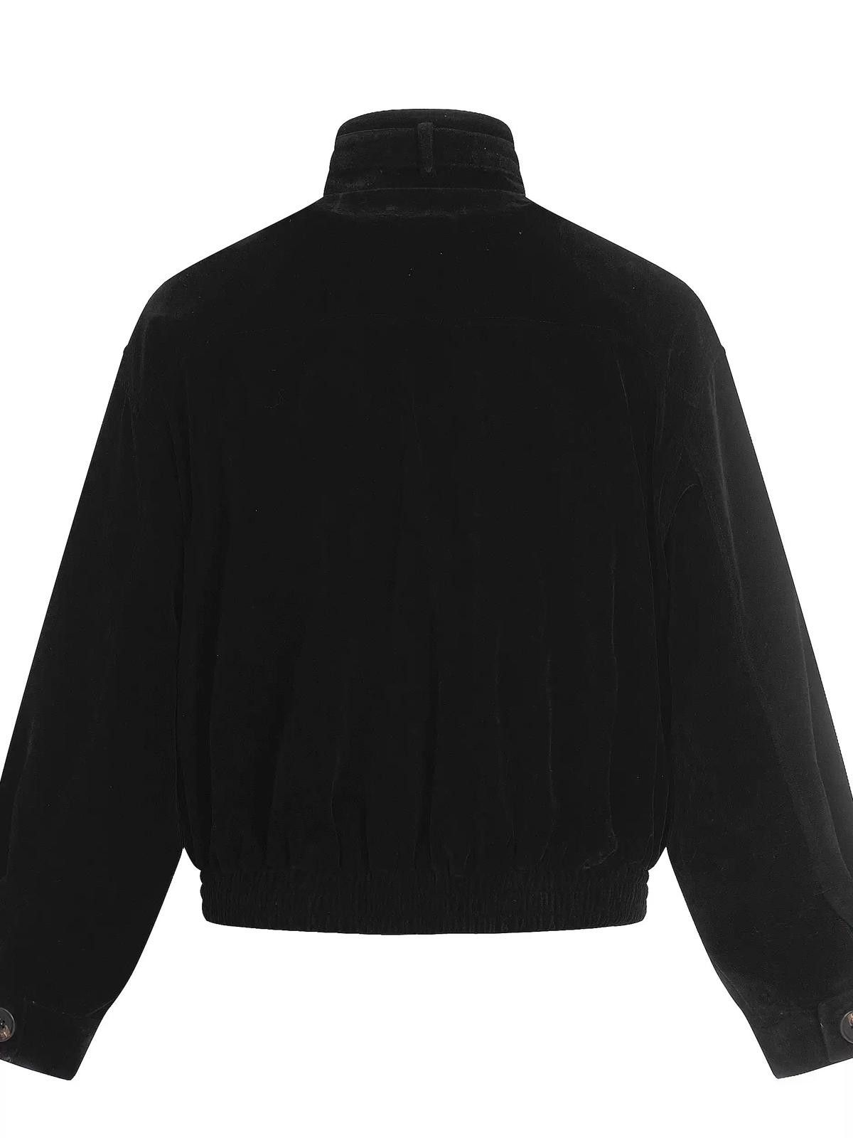 Other Suede Double-Zip Stand-Collar Jacket | Vintage Maillard Size US M / EU 48-50 / 2 - 5 Thumbnail