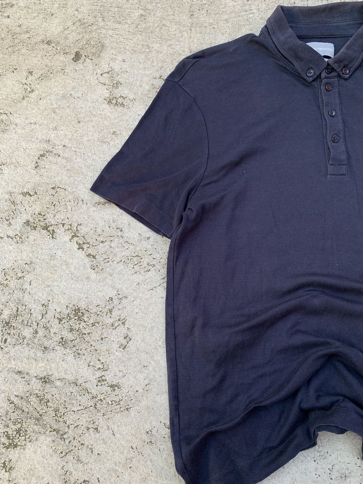 Emporio Armani Emporio Armani Supreme Navy Polo Tshirt Size US M / EU 48-50 / 2 - 2 Thumbnail