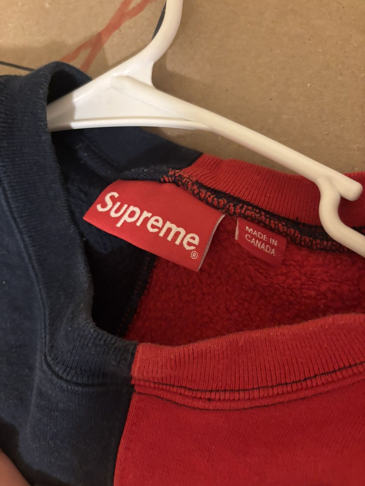 Supreme Supreme Split Crewneck Size US M / EU 48-50 / 2 - 4 Thumbnail