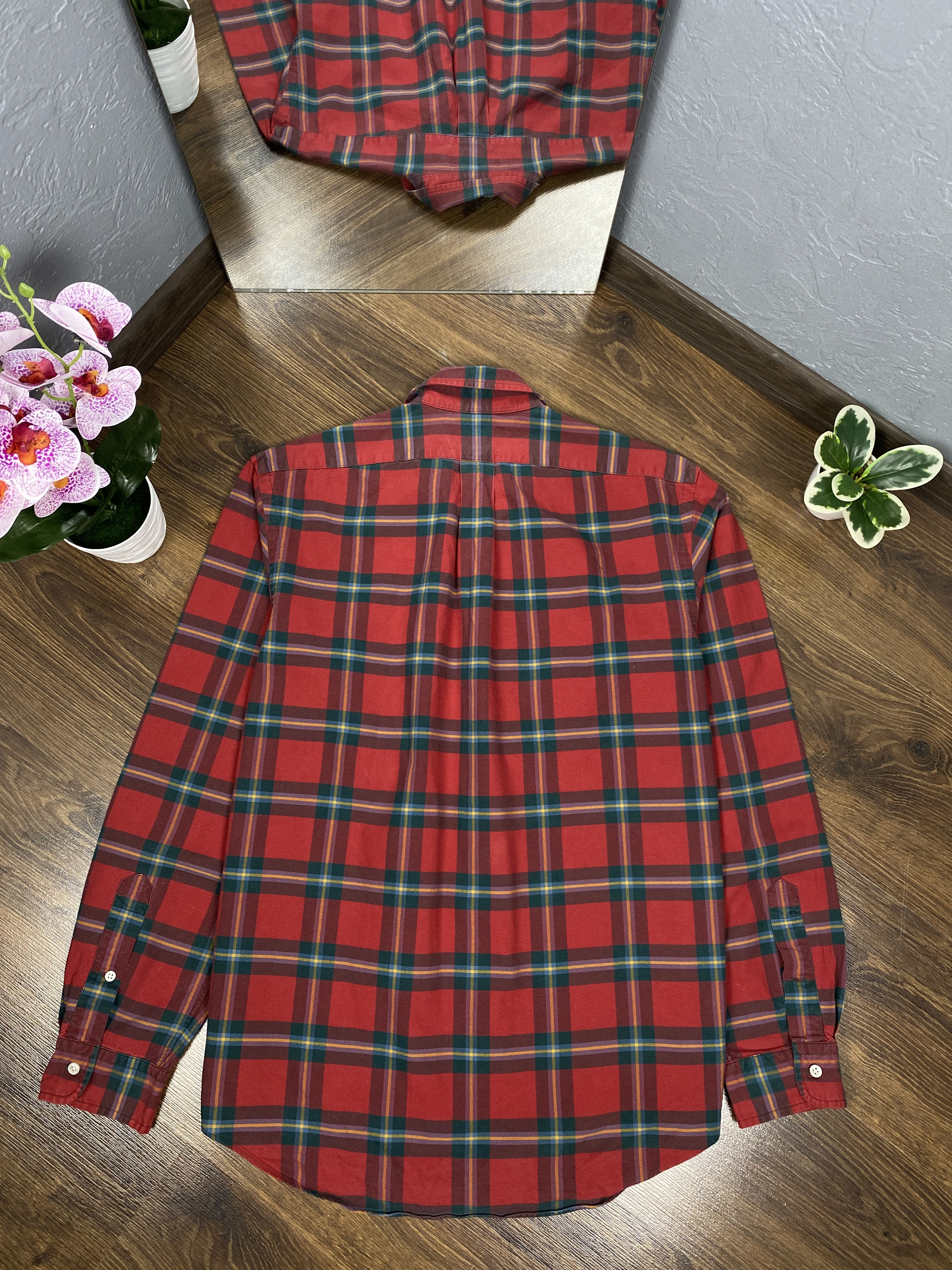 Flannel Polo Ralph Lauren vintage flannel plaid shirt y2k Size US L / EU 52-54 / 3 - 8 Thumbnail
